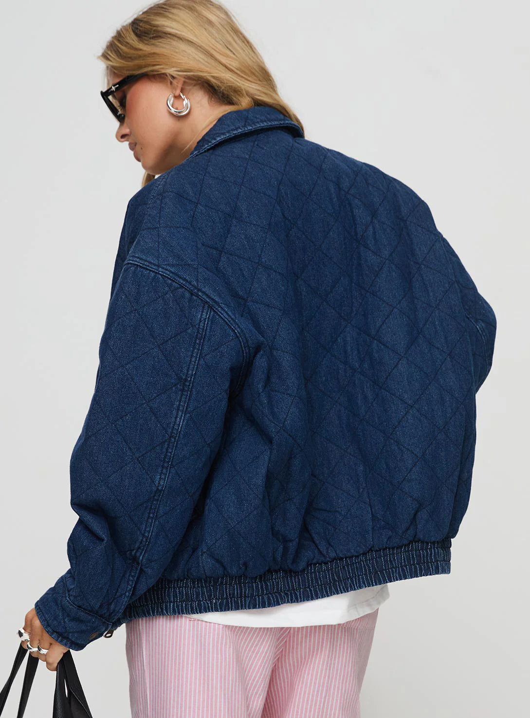 kenny bomber jacket dark denim