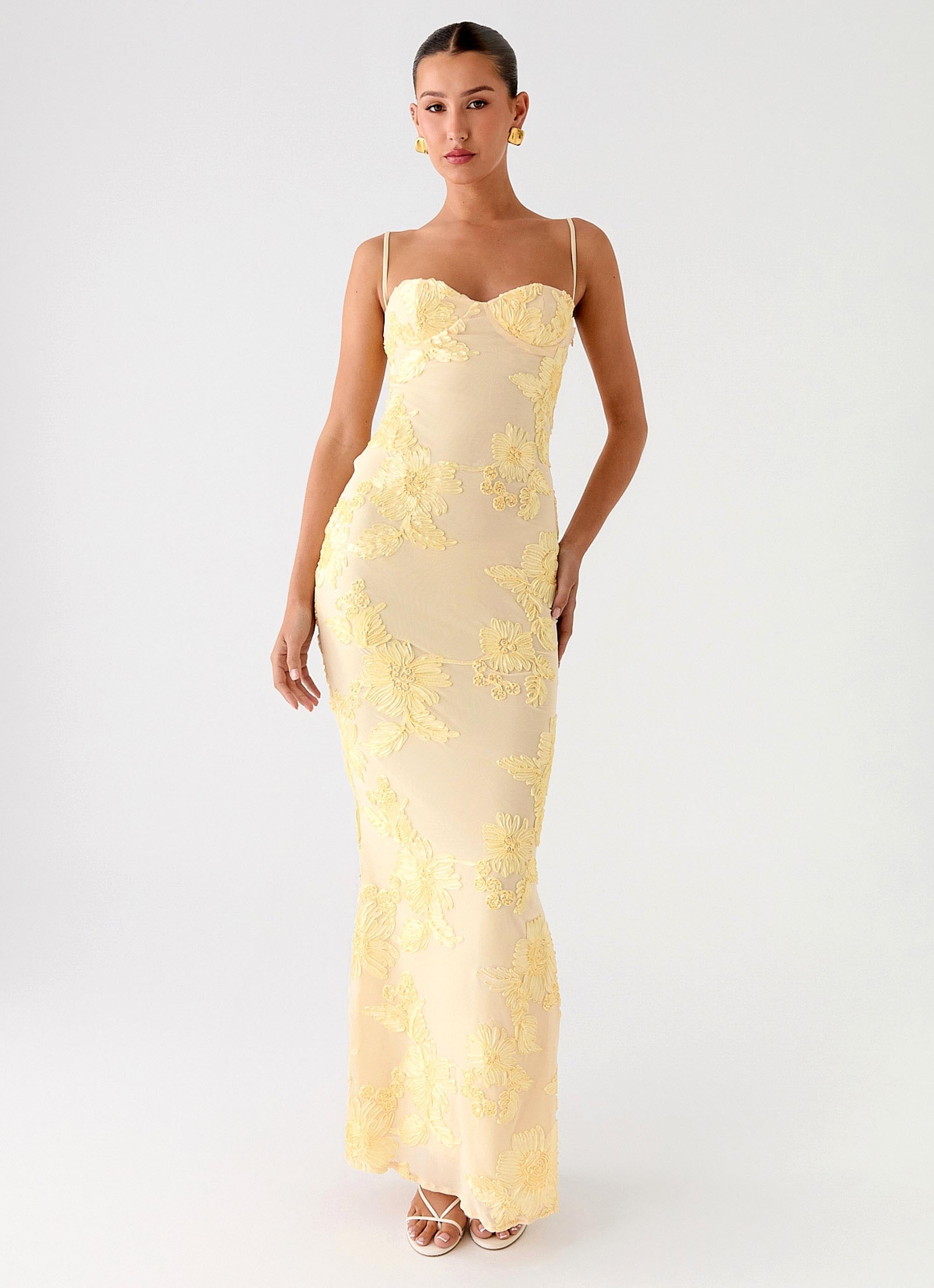 That Girl Maxi Dress - Lemon
